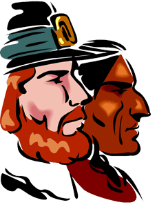 pilgrim and indian