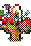 Flower Basket Pattern